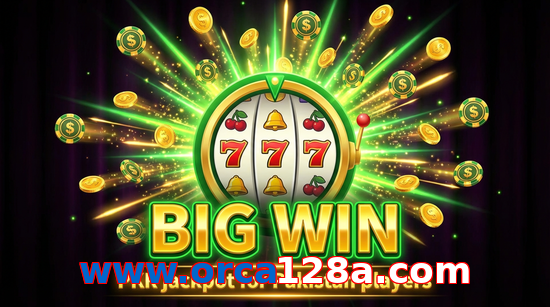 Big win animation on Www.orca128a.com slot game