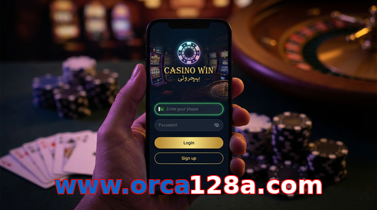 Main screen of Www.orca128a.com login page for PK players